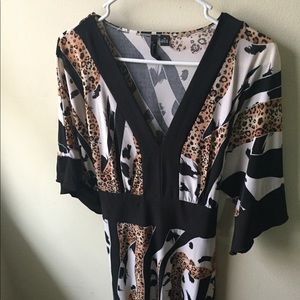 Animal print dress